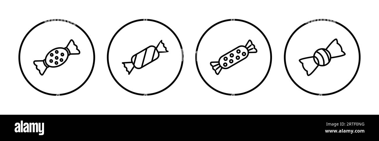 Vecteur icône Candy. icône candy vector Illustration de Vecteur