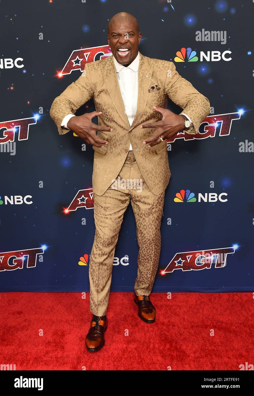 Pasadena, États-Unis. 12 septembre 2023. Terry Crews dans les coulisses de la saison 18 Live Show Red Carpet de « America's Got Talent » le 12 septembre 2023, à l'Hôtel Dena à Pasadena, CA. © Lisa OConnor/AFF-USA.com crédit : AFF/Alamy Live News Banque D'Images