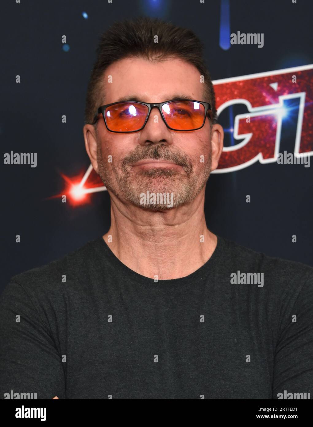 Pasadena, États-Unis. 12 septembre 2023. Simon Cowell dans les coulisses de la saison 18 Live Show Red Carpet de « America's Got Talent » le 12 septembre 2023, à l'Hôtel Dena à Pasadena, CA. © Lisa OConnor/AFF-USA.com crédit : AFF/Alamy Live News Banque D'Images
