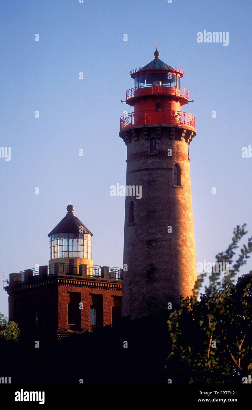 Phare d'Arkona, Cap Arkona, Rugen, Allemagne Banque D'Images