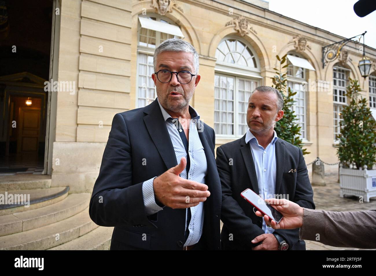 Paris, France. 12 septembre 2023. La première ministre Elisabeth borne ...