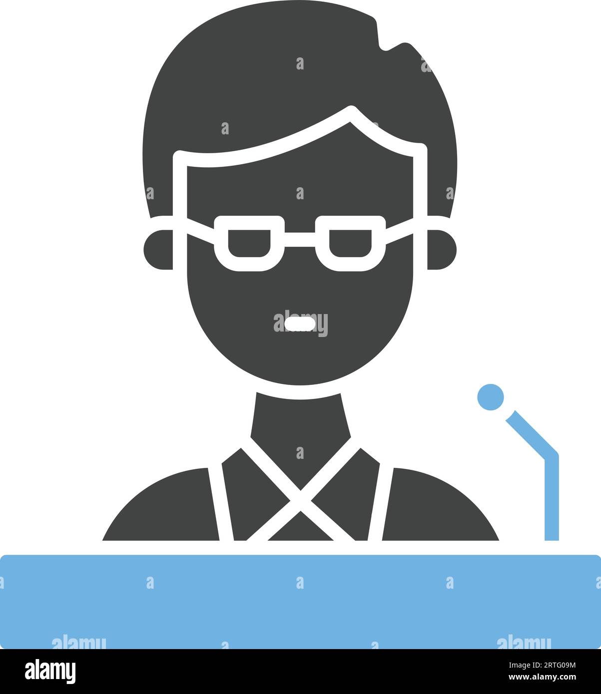 Image de l'icône Professeur. Illustration de Vecteur