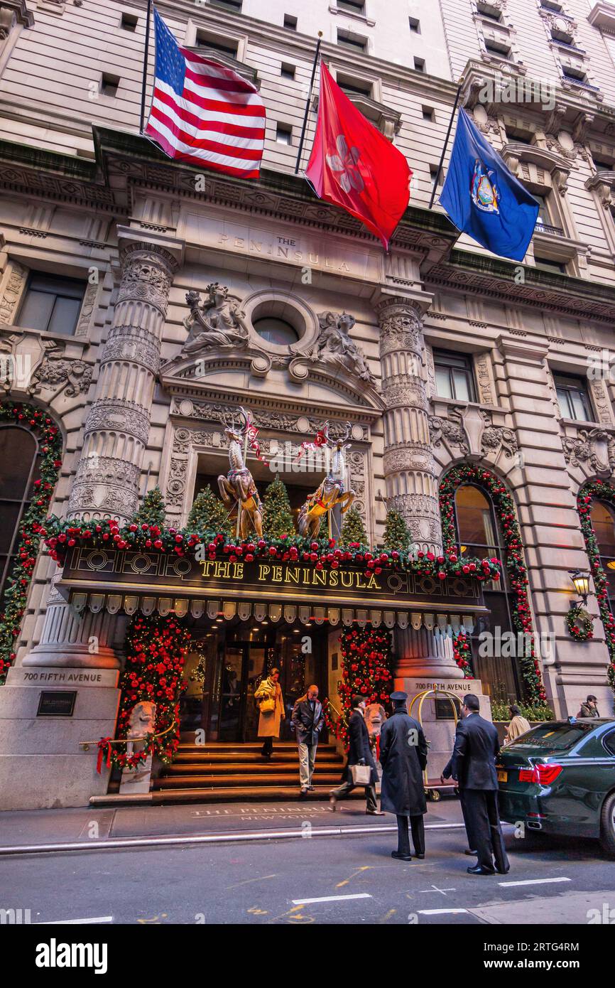 Le Manhattan Plaza Hotel - New York, New York, USA Banque D'Images