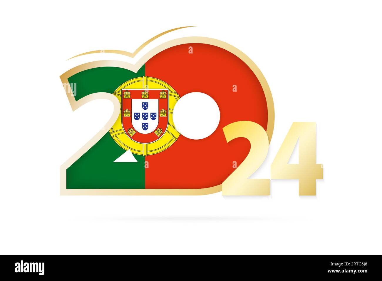 Carte de voeux 2024 portugal Banque d'images vectorielles Alamy