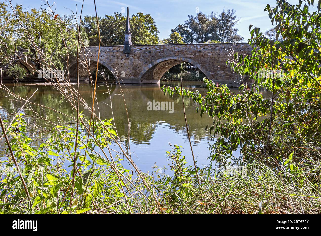 BADEN-WUERTTEMBERG : WENDLINGEN AM NECKAR - ULRICHSBRÜCKE Banque D'Images