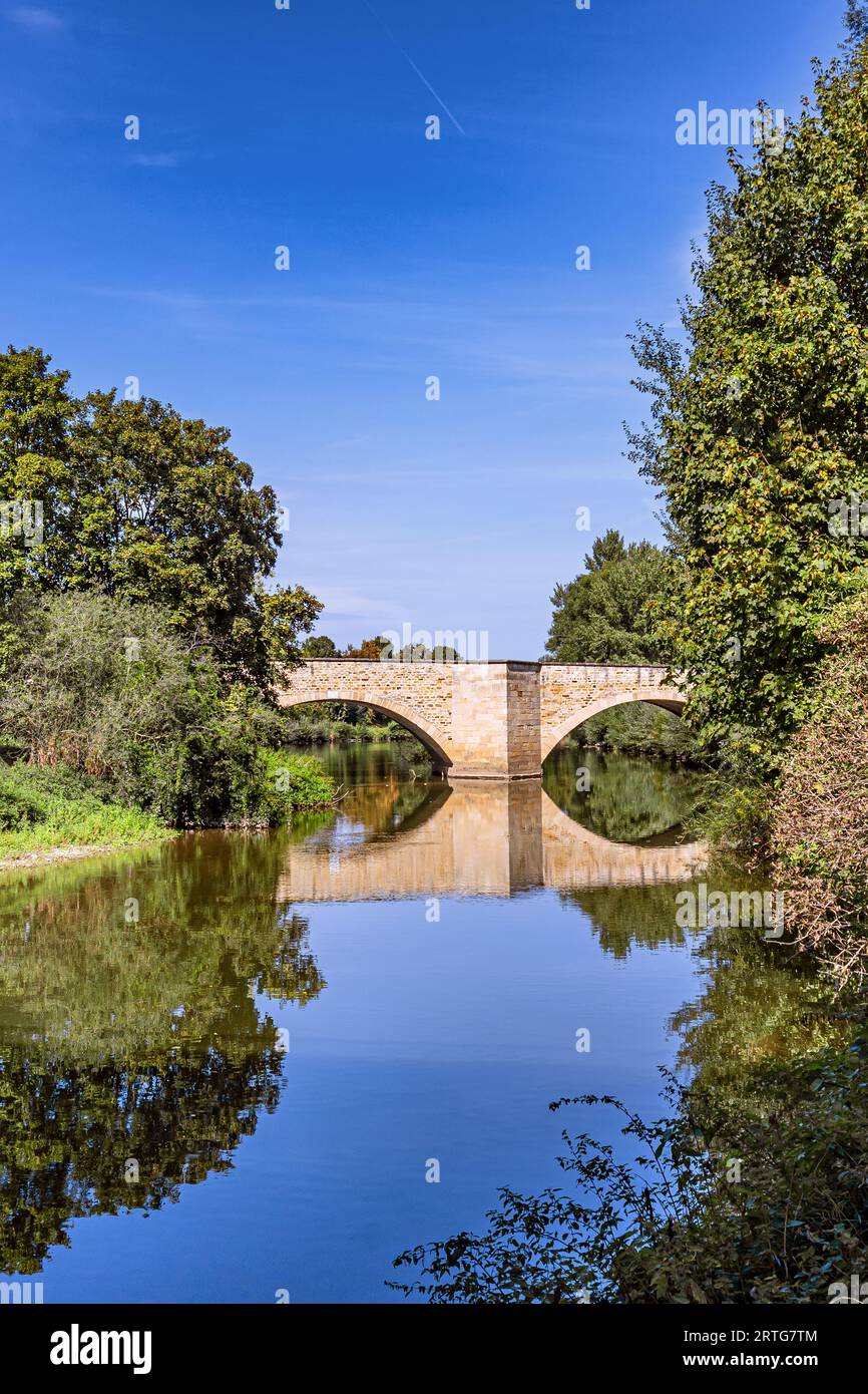 BADEN-WUERTTEMBERG : WENDLINGEN AM NECKAR - ULRICHSBRÜCKE Banque D'Images