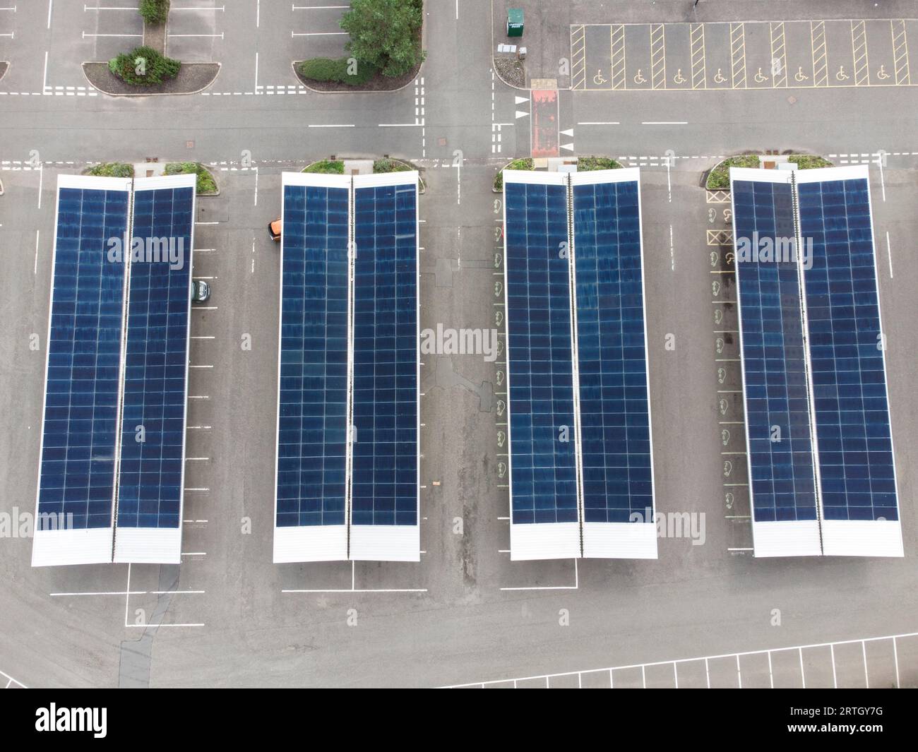 Castleview véhicule électrique à faible teneur en carbone EV Hub de charge Écosse Banque D'Images