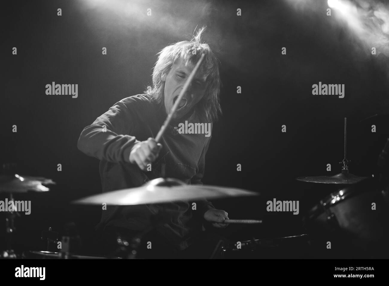 Copenhague, Danemark. 12 septembre 2023. Le duo américain de noise rock venus Twins donne un concert live au Stengade à Copenhague. (Crédit photo : Gonzales photo/Alamy Live News Banque D'Images