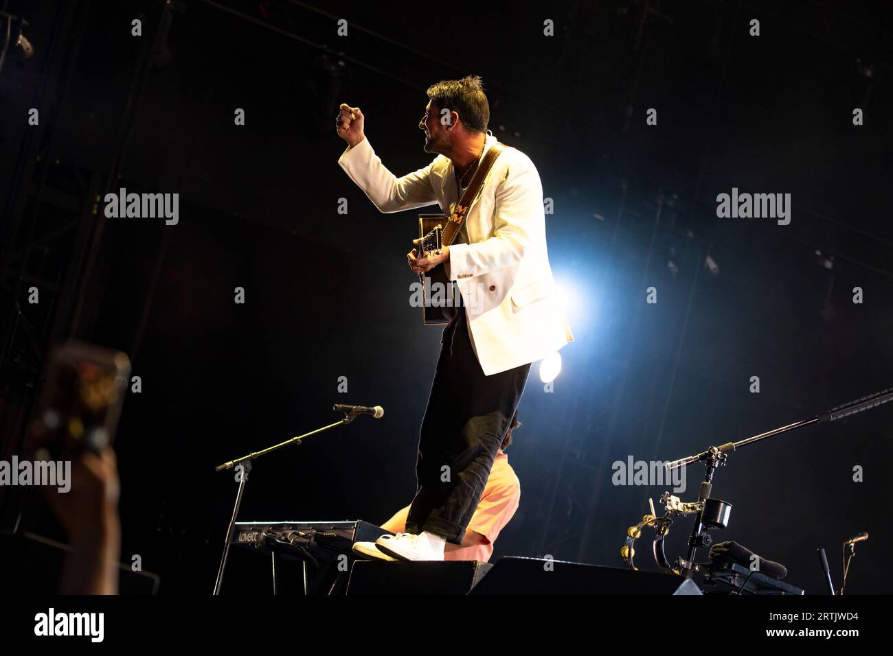 Berlin, Allemagne. 09 septembre 2023. Konzert vom Mumford & Sons beim Lollapalooza Musik Festival im Olympiastadion-Gelände à Berlin am 9. Septembre 2023. (Photo Emmanuele Contini/NurPhoto) crédit : NurPhoto SRL/Alamy Live News Banque D'Images