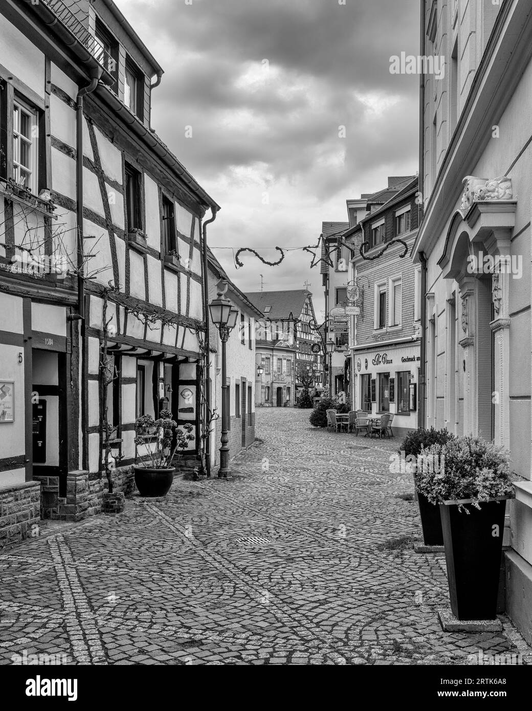 Vue sur la ville de la charmante Ahrweiler, Rhénanie-Palatinat, Allemagne Banque D'Images Vue sur la ville de la charmante Ahrweiler, Rhénanie-Palatinat, Allemagne Banque D'Images