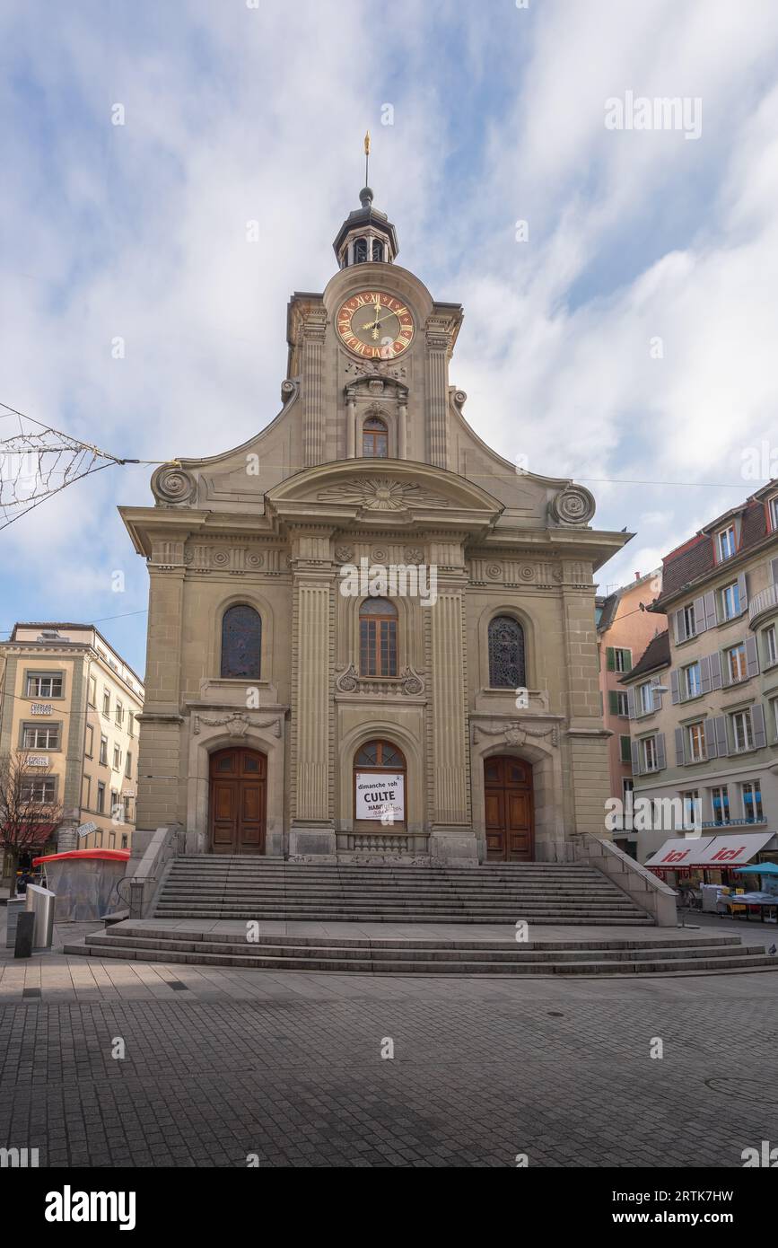 St. Église Laurent - Lausanne, Suisse Banque D'Images