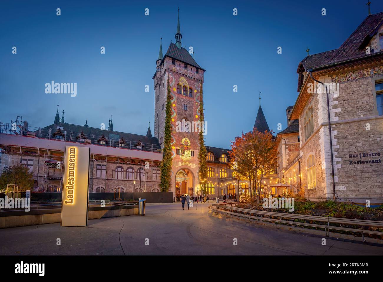 Musée national suisse de nuit - Zurich, Suisse Banque D'Images