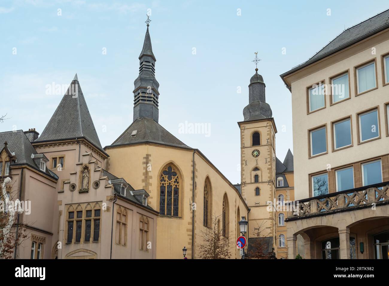 St. Église Michael - Luxembourg, Luxembourg Banque D'Images