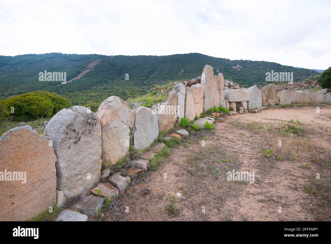 Tombe des géants d'Osono - Sardaigne - Italie Banque D'Images