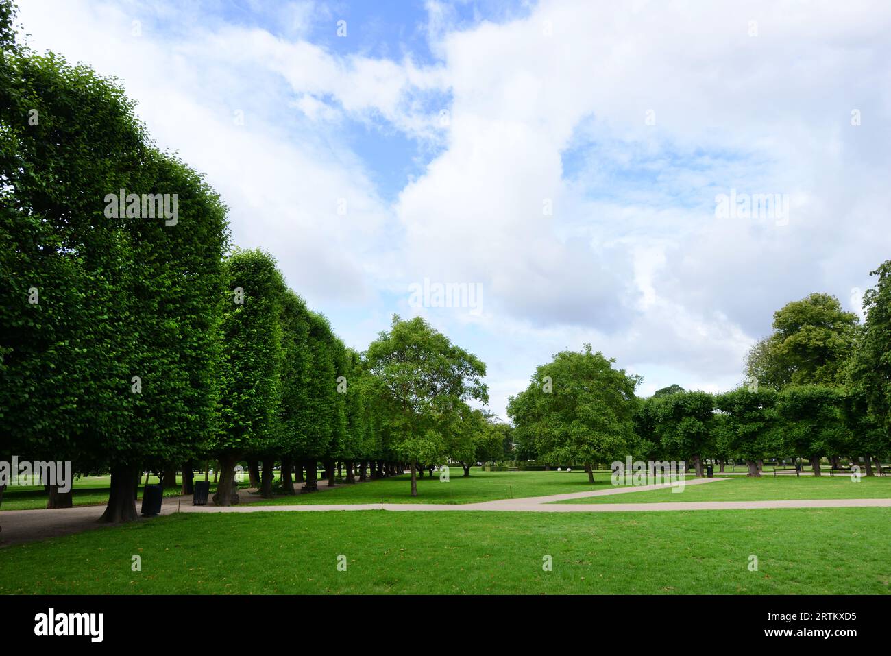 Le jardin du Roi à Copenhague, Danemark. Banque D'Images