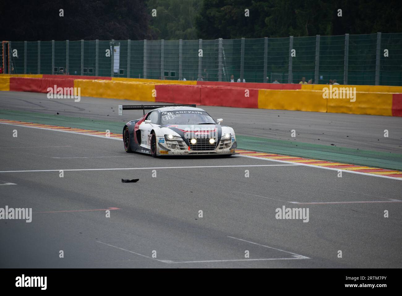 Reportage photo des 24 heures de Spa Francorchamps avec des séquences exclusives dans les coulisses. Banque D'Images