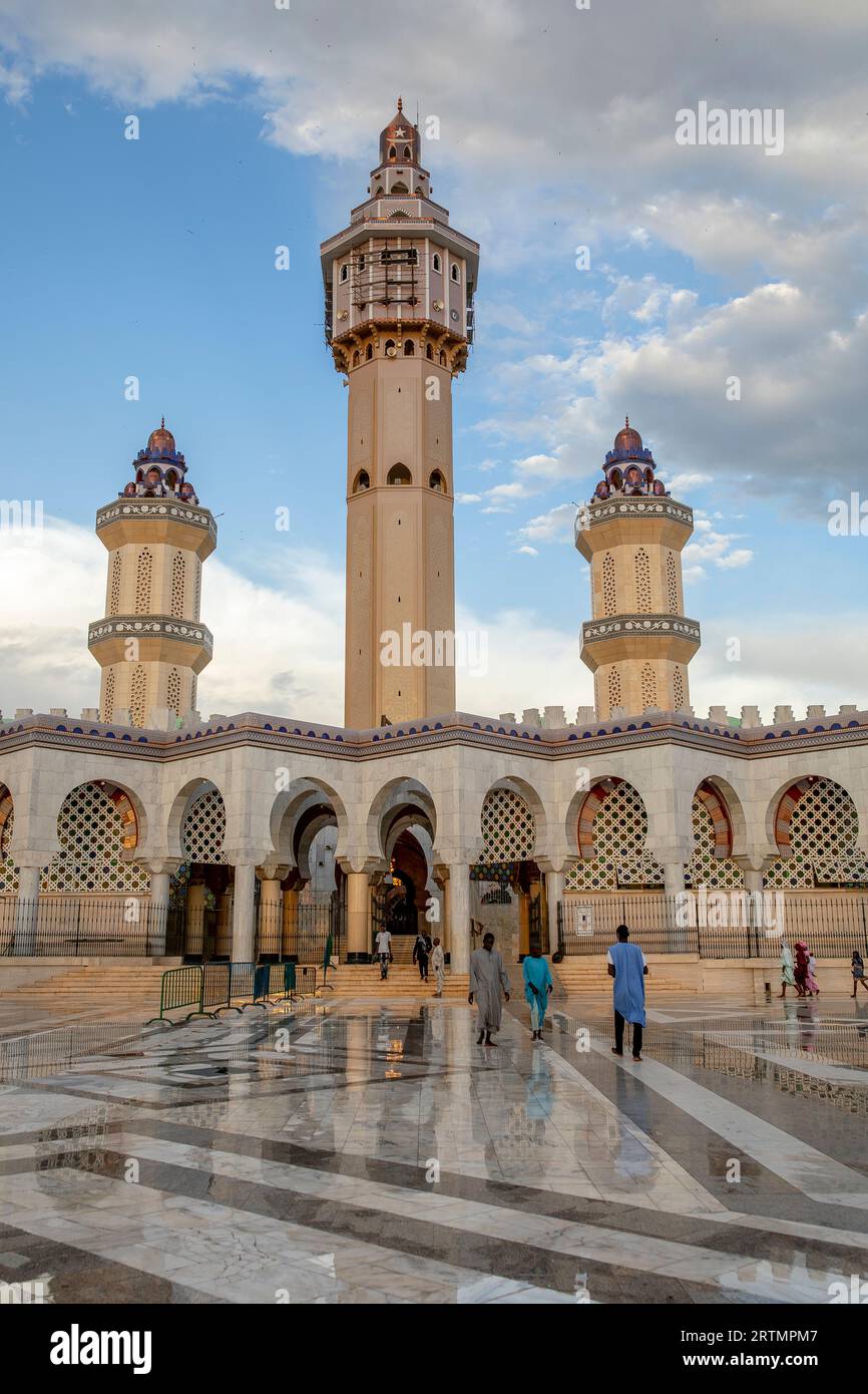 La grande mosquée de Touba, Sénégal Banque D'Images