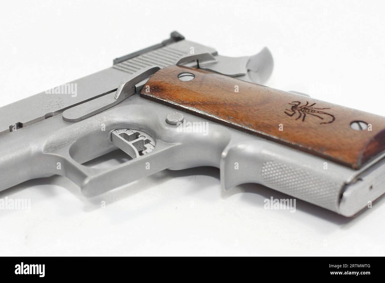 Pistolet Safari Arms Matchmaster modèle 911 en cal. 45ROUNDS Banque D'Images