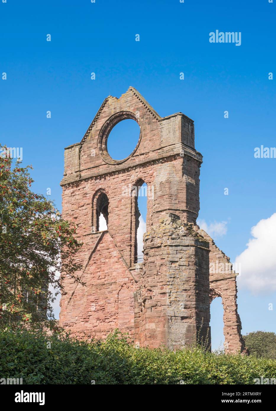 Les ruines de l'abbaye d'Arbroath, Écosse, Royaume-Uni Banque D'Images