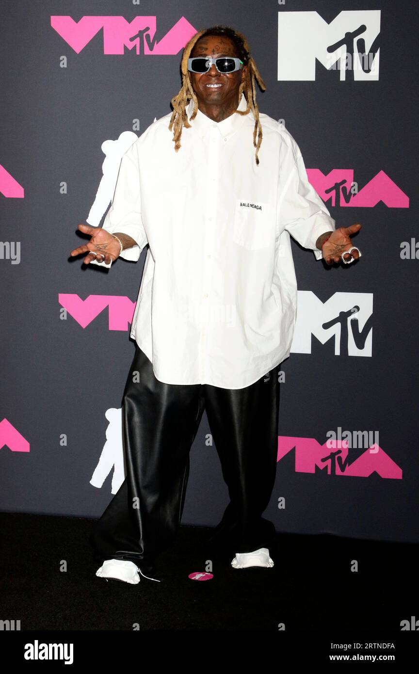 LIL Wayne BEI der Verleihung der MTV Video Music Awards 2022 im Prudential Center. Newark, 12.09.2023 *** Lil Wayne aux MTV Video Music Awards 2022 au Prudential Center Newark, 12 09 2023 Foto:xr.xWagnerx/xFuturexImagex vma 3951 Banque D'Images