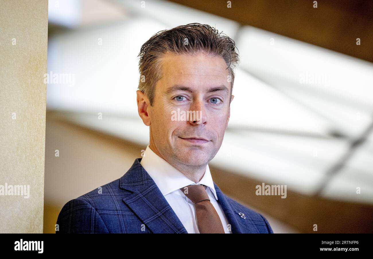 LA HAYE - Portrait de Chris Stoffer, chef du parti SGP pour les prochaines élections à la Chambre des représentants. ANP ROBIN UTRECHT netherlands Out - belgique Out Banque D'Images