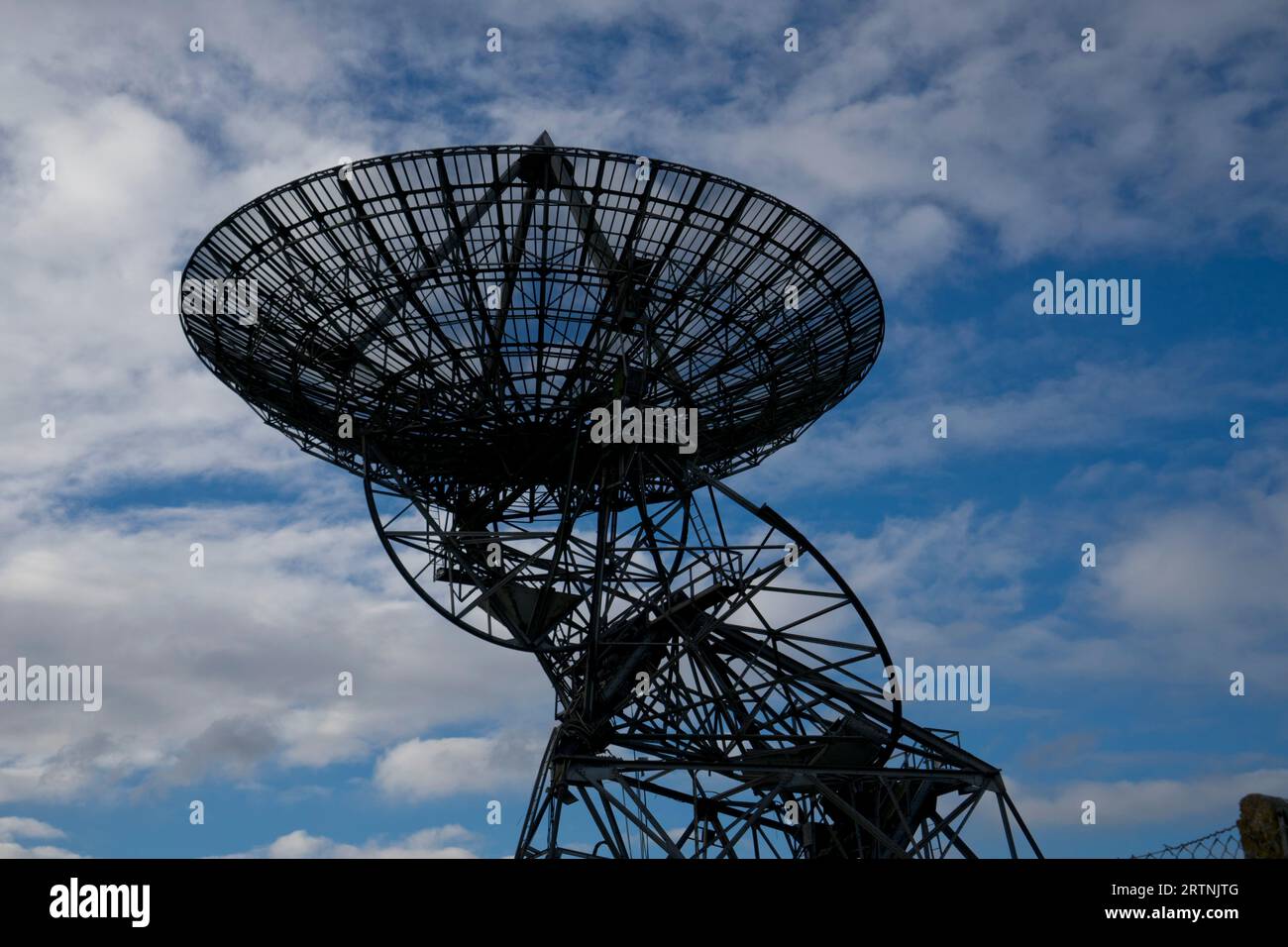 Le télescope d'un mile de l'Observatoire de radio-astronomie Mullard, Harlton, Cambridgeshire, Royaume-Uni Banque D'Images
