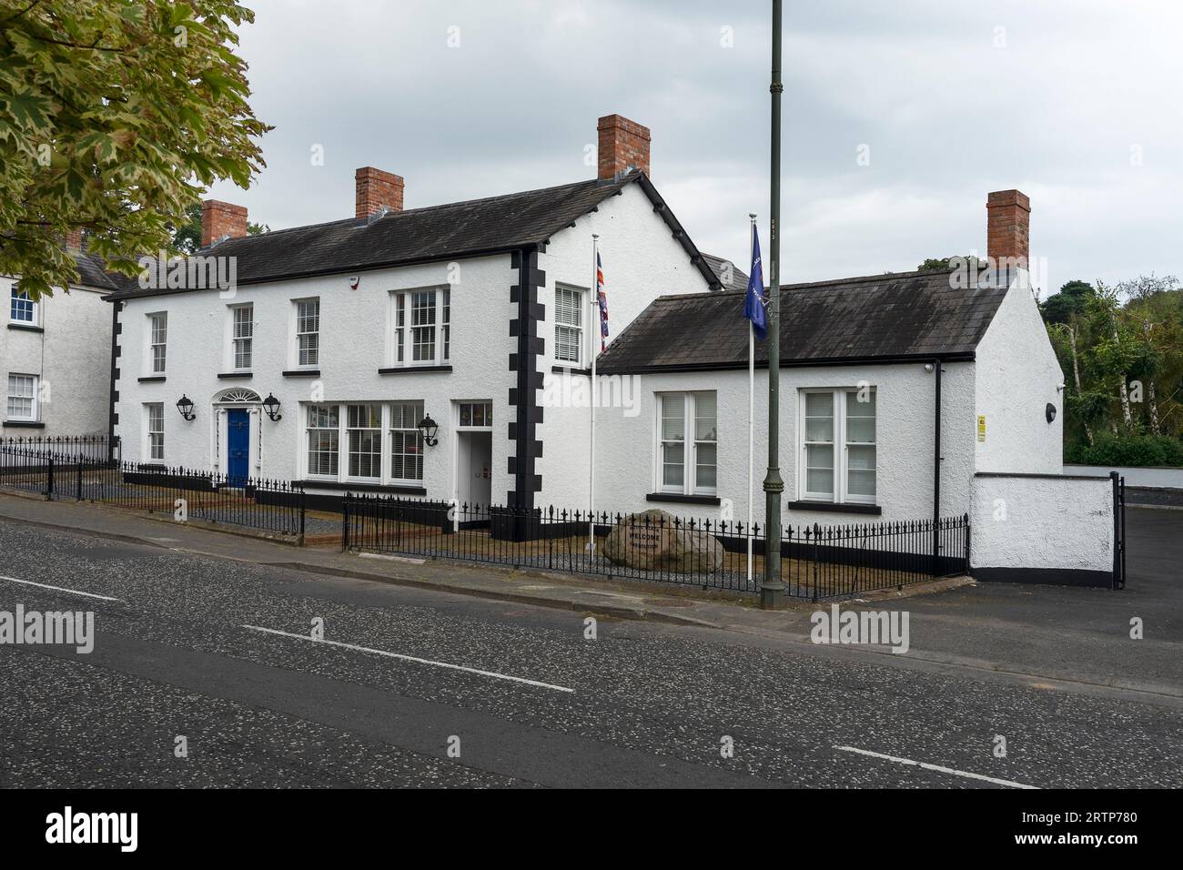 Le siège de l'Imperial Grand Black Chapter du Commonwealth britannique dans le comté de Loughgall Armagh Irlande du Nord Royaume-Uni Banque D'Images
