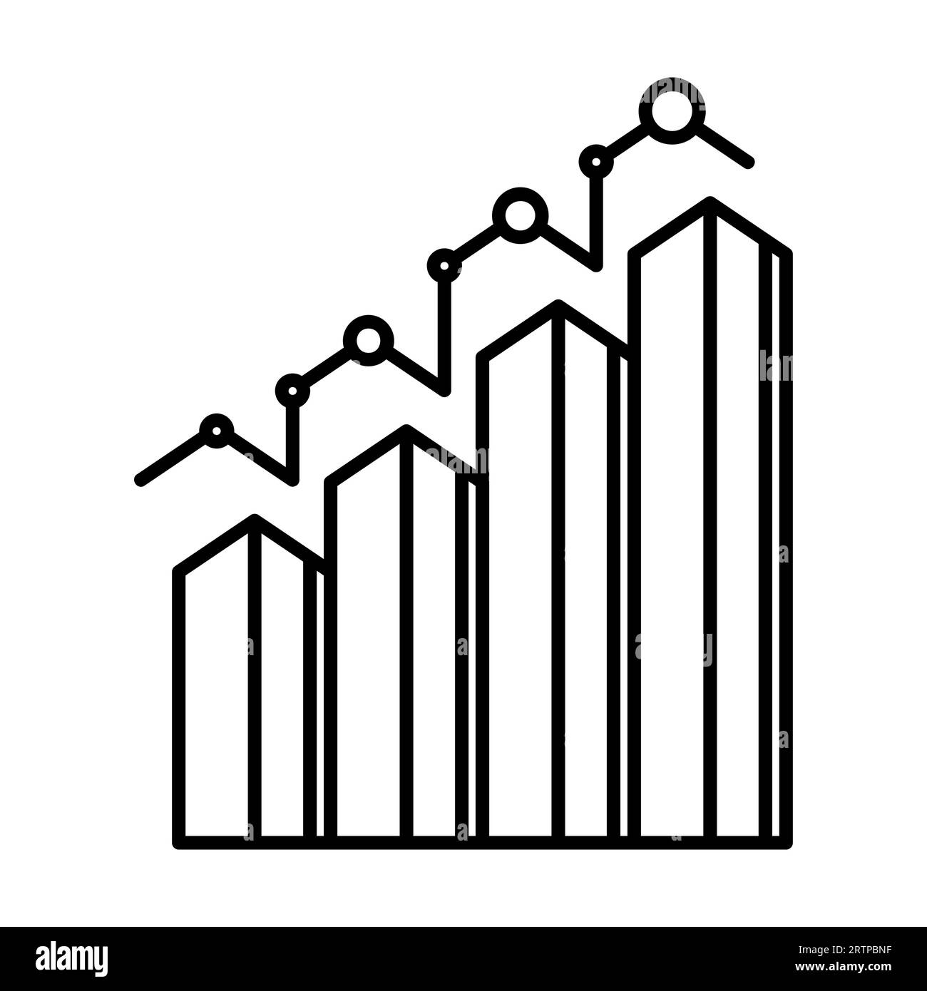 Contour simple de l'icône vectorielle de graphique à barres de profit ou de prix Illustration de Vecteur Contour simple de l'icône vectorielle de graphique à barres de profit ou de prix Illustration de Vecteur