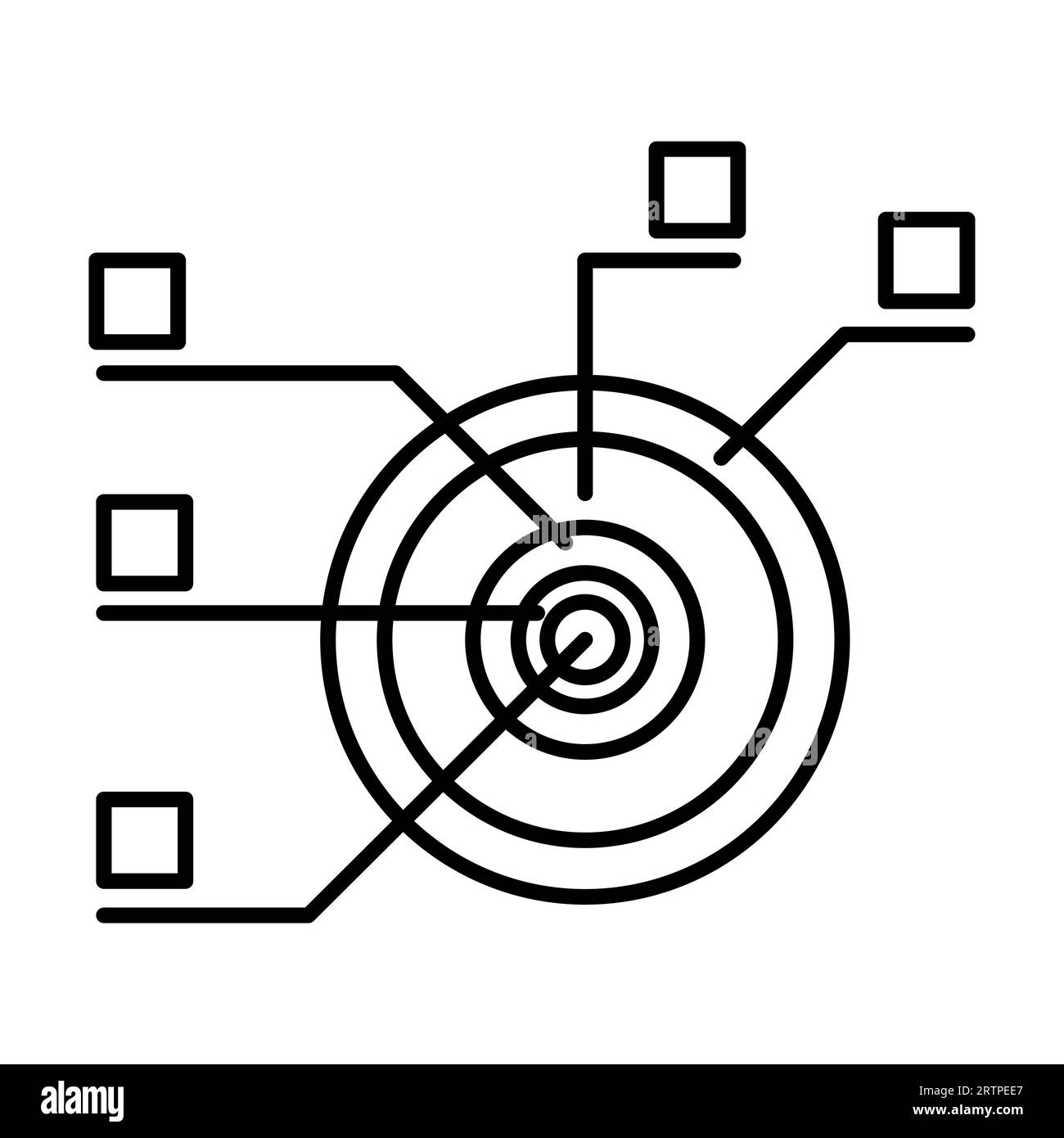 Contour simple du diagramme circulaire avec icône de vecteur de données métier Illustration de Vecteur Contour simple du diagramme circulaire avec icône de vecteur de données métier Illustration de Vecteur