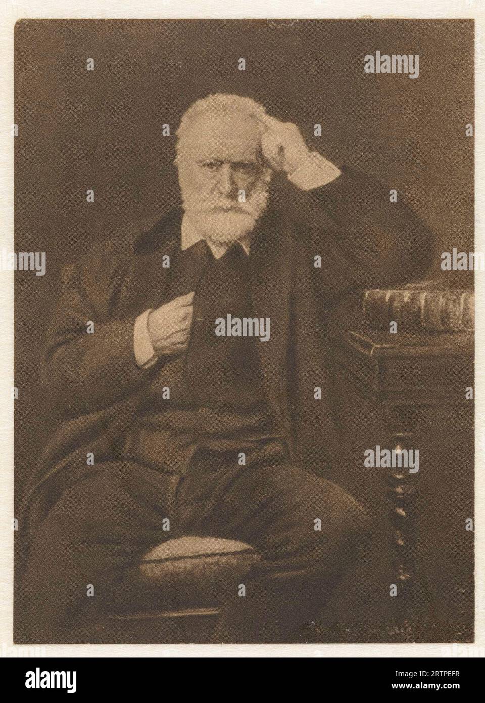 Portrait de Victor Hugo, anonyme, 1895 - c. 1930 Banque D'Images