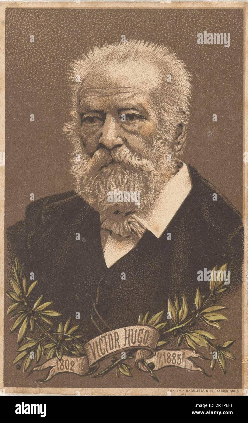 Portrait de Victor Hugo, anonyme, 1895 - c. 1930 Banque D'Images