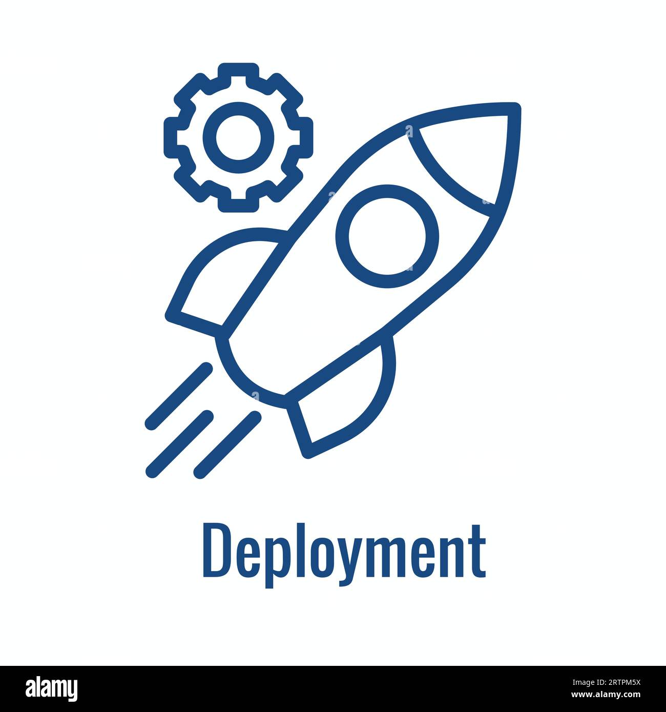 Icône de l'environnement de développement de Kubernetes montrant les avantages Illustration de Vecteur