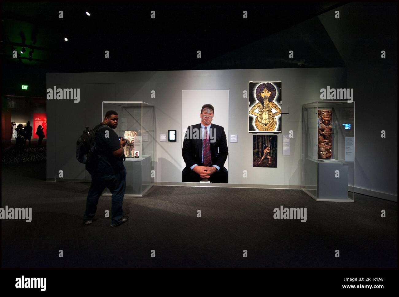 Salon de tatouage au Musée d'Histoire Naturelle de Los Angeles, CA Banque D'Images