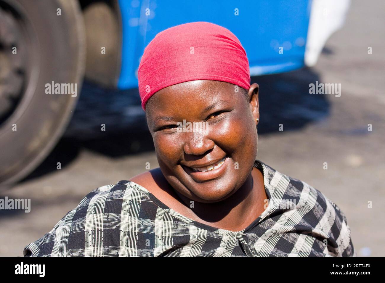 Maman Afrique, femme africaine, portrait, Botswana Banque D'Images