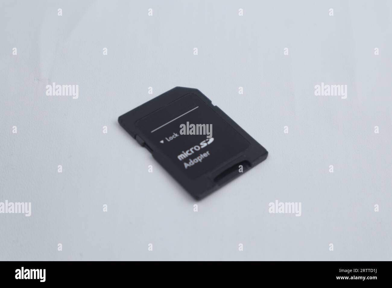 carte mémoire isolée sur fond blanc Banque D'Images