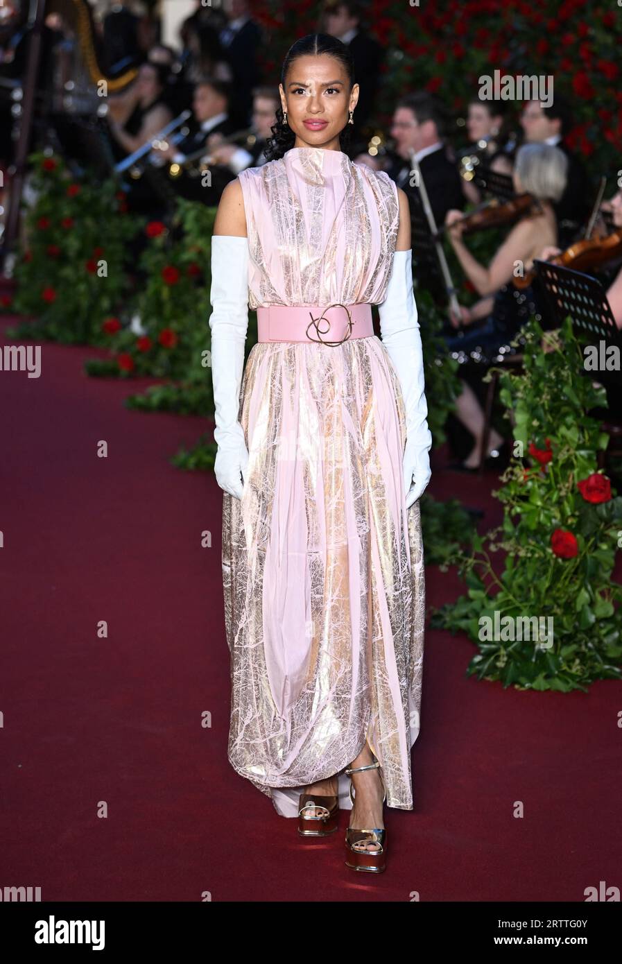 Londres, Royaume-Uni. 14 septembre 2023. Gugu Mbatha-Raw participe à Vogue World : London 2023 au Theatre Royal Drury Lane le 14 septembre 2023 à Londres, Royaume-Uni. Photo Stuart Hardy/ABACAPRESS.COM crédit : Abaca Press/Alamy Live News Banque D'Images