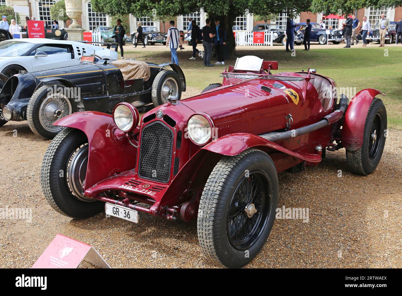 Alfa Romeo 8C-2300 Monza (1933), Concours of Elegance 2023, Hampton court Palace, Londres, Royaume-Uni, Europe Banque D'Images