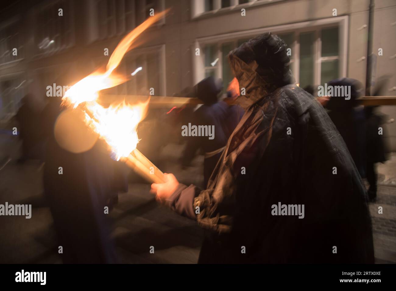 Passion jouer au Vendredi Saint à Gdansk, Pologne © Wojciech Strozyk / Alamy stock photo Banque D'Images