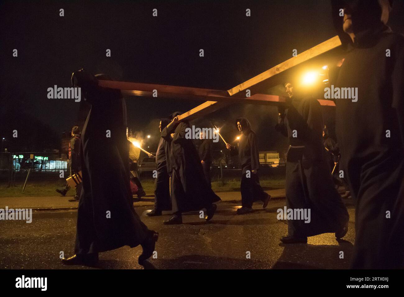 Passion jouer au Vendredi Saint à Gdansk, Pologne © Wojciech Strozyk / Alamy stock photo Banque D'Images