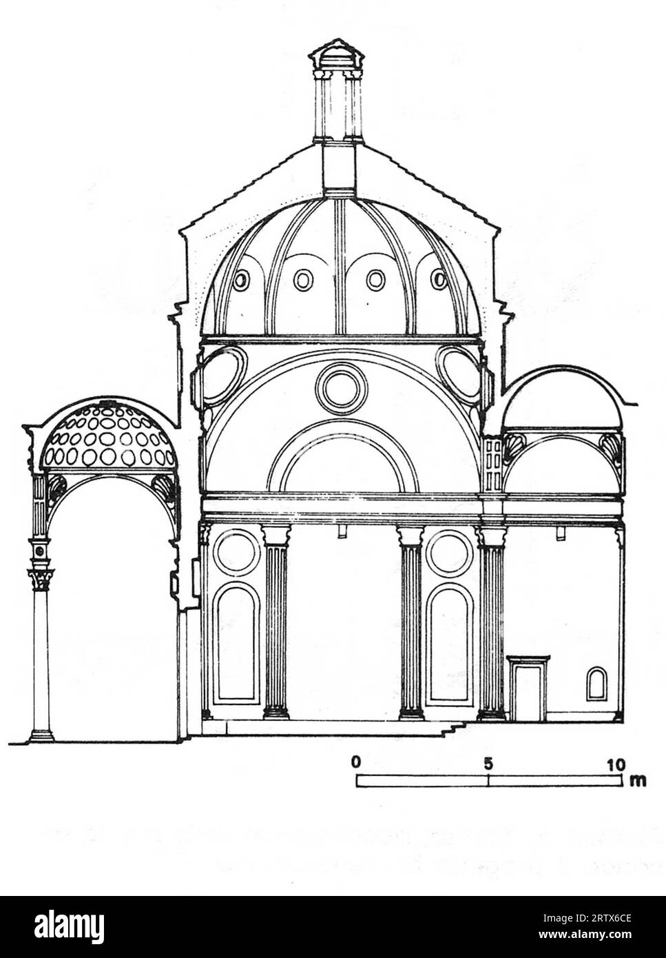 Crazy Chapel, de Filippo Brunelleschi Banque D'Images