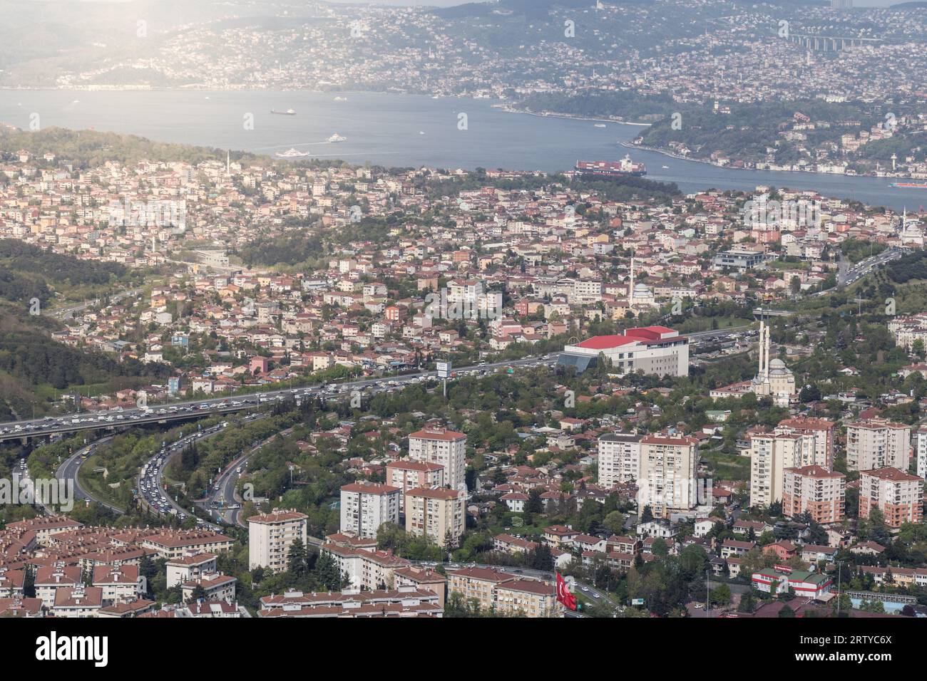 Vue d'oiseau sur Istanbul Banque D'Images