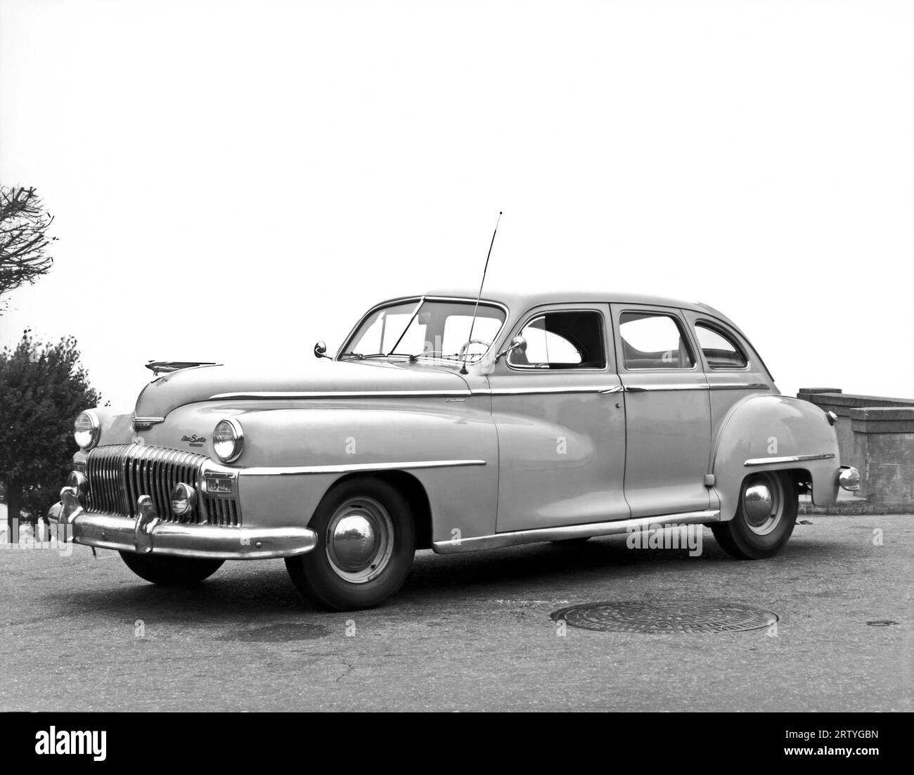 États-Unis 1946 A 1946 Chrysler de Soto berline quatre portes. Banque D'Images