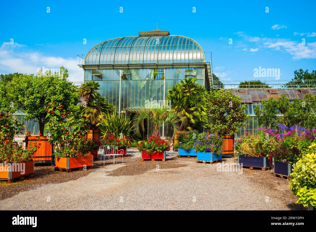 Jardin botanique de la ville de Genève en Suisse Banque D'Images