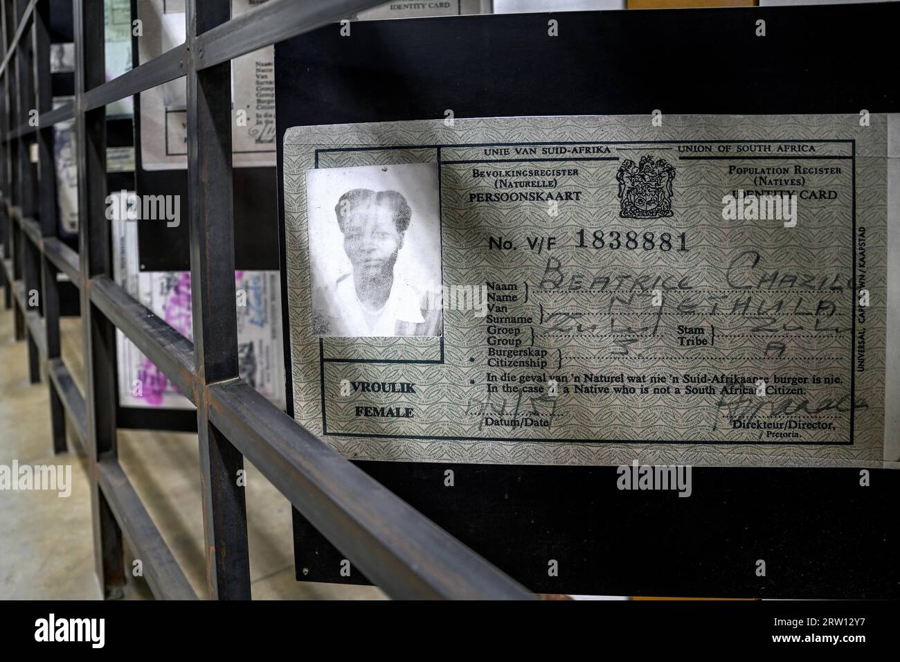 Apartheid Museum, Gold Reef City, Johannesburg, province de Gauteng, Afrique du Sud Banque D'Images