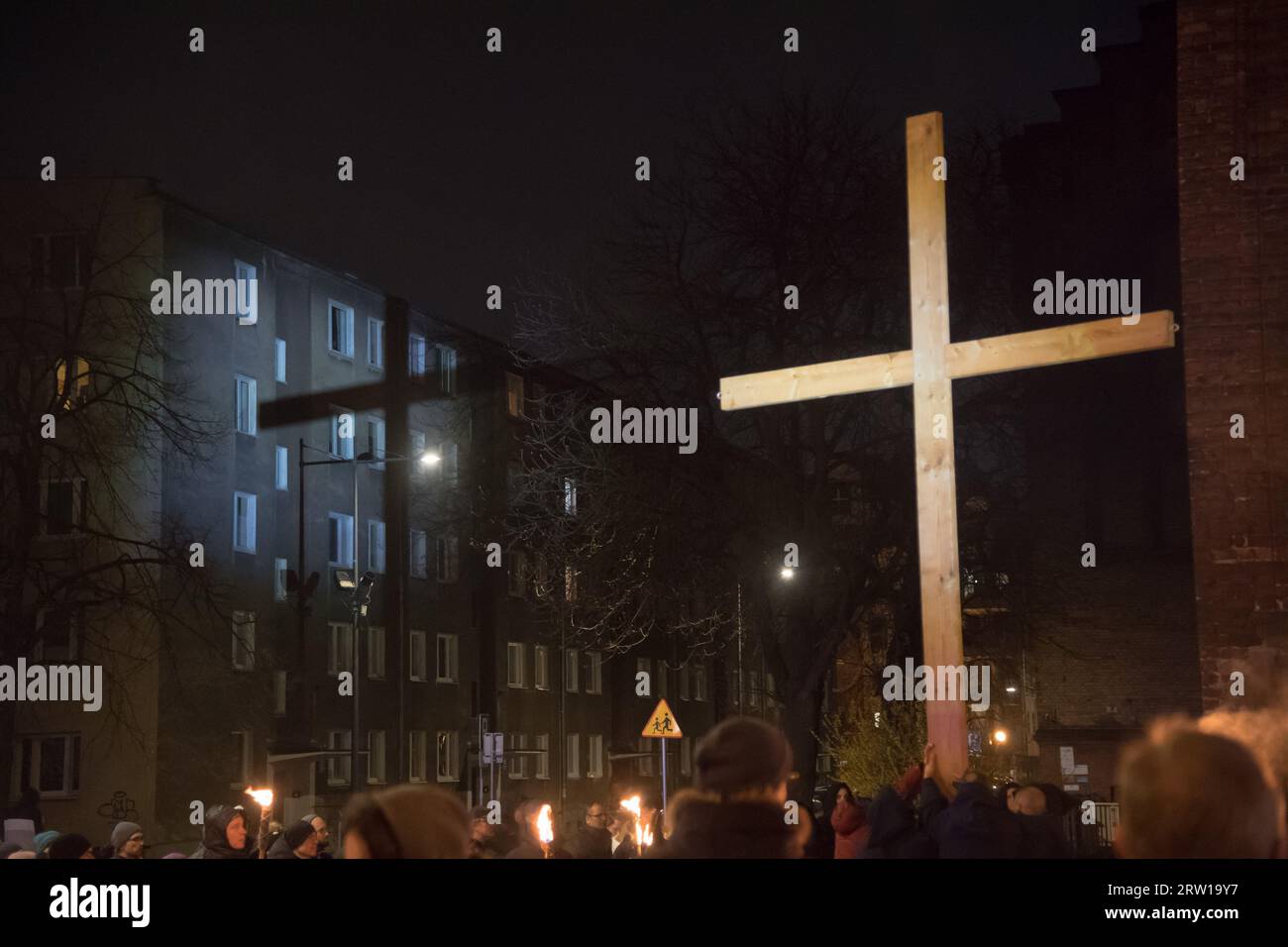Passion jouer au Vendredi Saint à Gdansk, Pologne © Wojciech Strozyk / Alamy stock photo Banque D'Images