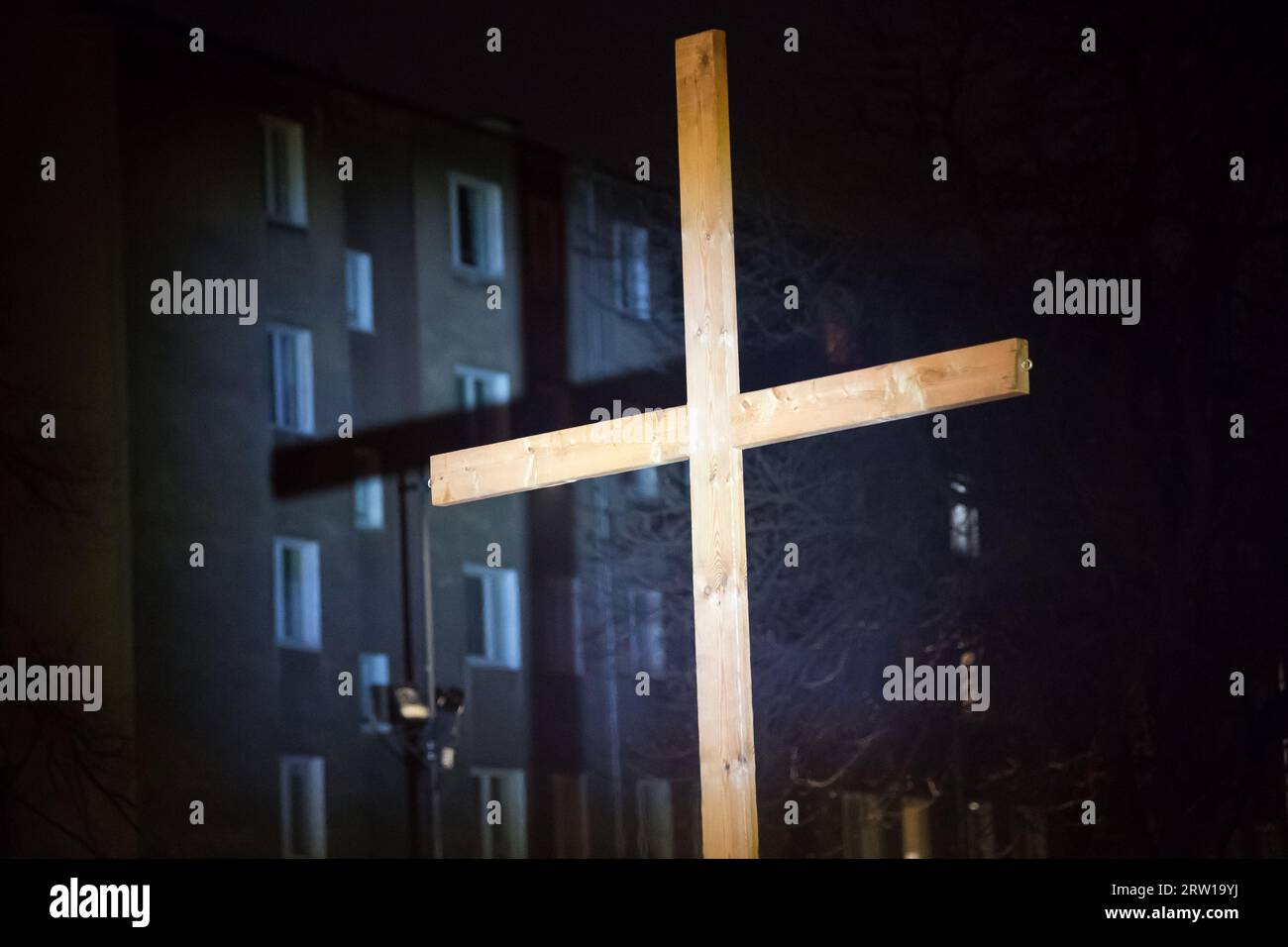 Passion jouer au Vendredi Saint à Gdansk, Pologne © Wojciech Strozyk / Alamy stock photo Banque D'Images