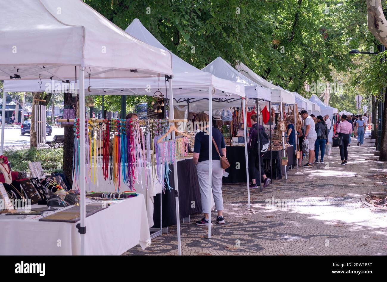 Marché principe Real à Lisbonne Banque D'Images