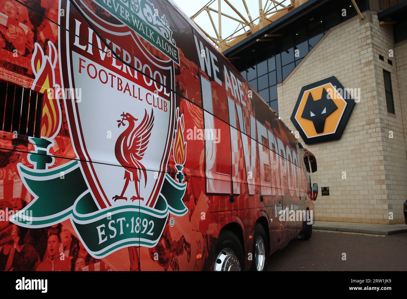 Wolverhampton, Royaume-Uni. 16 septembre 2023. 16 septembre 2023 ; Molineux Stadium, Wolverhampton, West Midlands, Angleterre; premier League football, Wolverhampton Wanderers contre Liverpool ; l'entraîneur de l'équipe Liverpool FC arrive au stade Credit : action plus Sports Images/Alamy Live News Banque D'Images