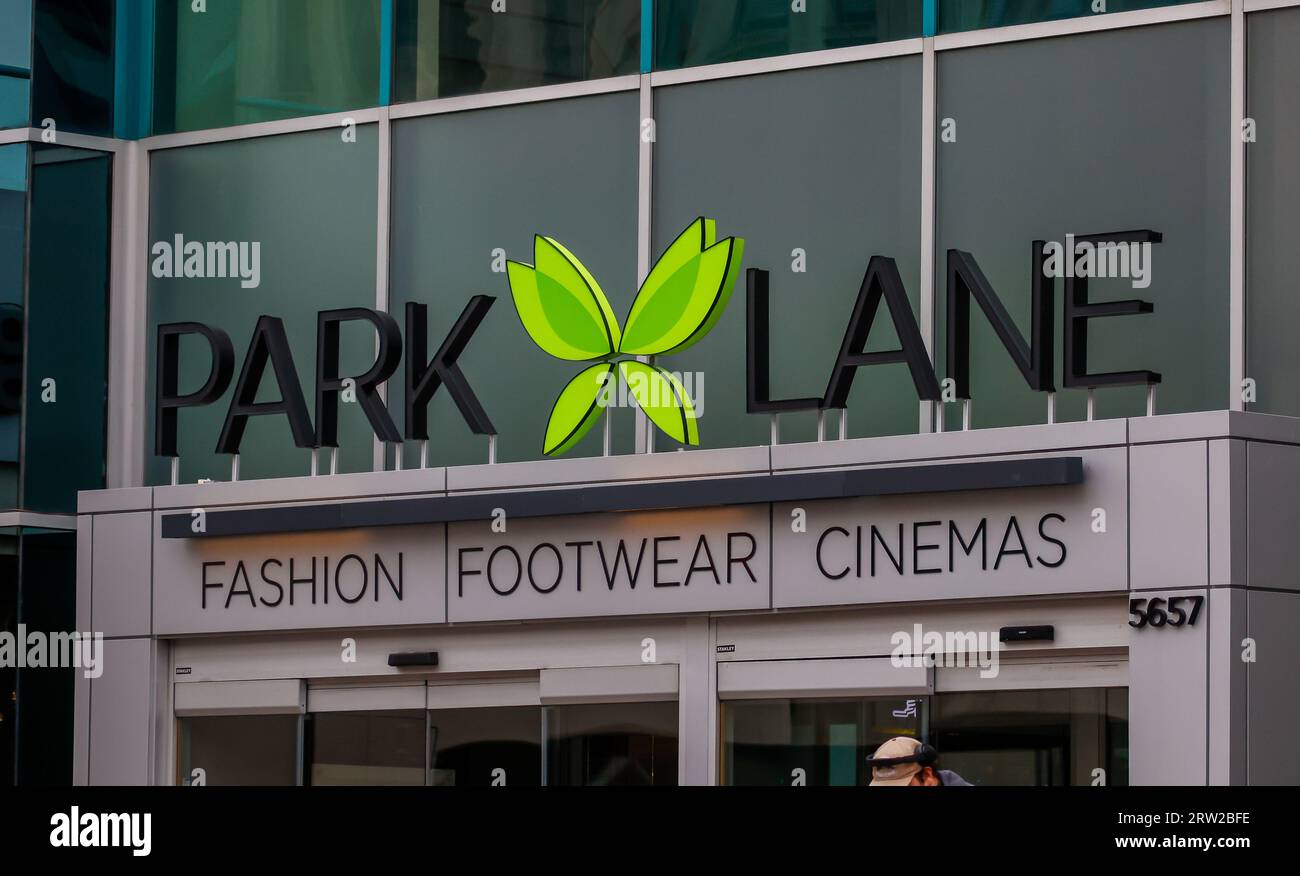 Park Lane Mall à Spring Garden Road, Halifax. Un important centre commercial dans le centre-ville qui a environ 40 magasins dans la mode, chaussures et cinémas. HALIFAX, N.-É Banque D'Images