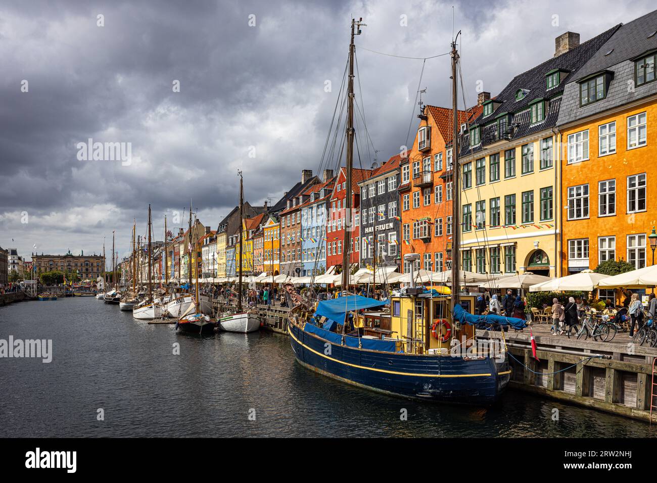 Nyhavn, Copenhague Banque D'Images